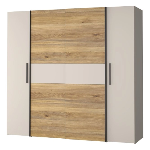 Szafa ubraniowa 200 cm Piaskowy / Piaskowy